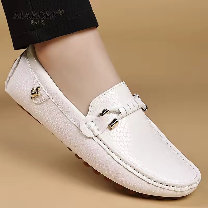 MAEDEF Mens Shoes Loafers Men's Dress Shoes Comfortable Casual Business Male Shoes Man Driving Shoe Plus Size 39-48 Moccasins